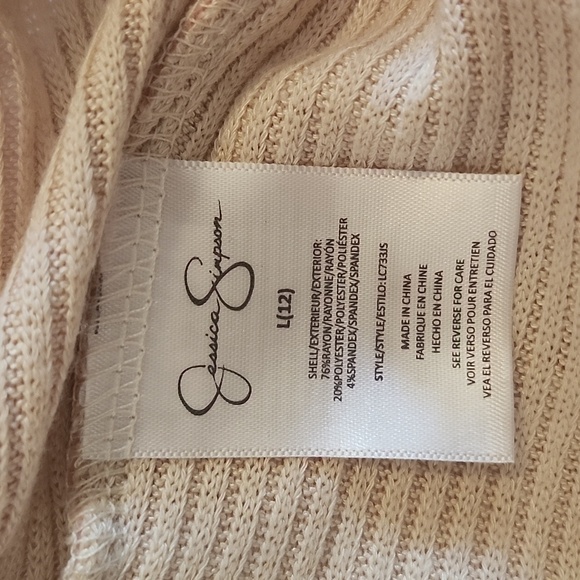 Jessica Simpson Blush Striped Blouse - Picture 10 of 11